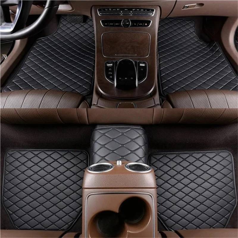 Auto matten Set Universal Auto Fußmatten 5PCS PU Leder Tragen-beständig Auto Fuß Pad Schutz Automobil Boden Auto Innen Zubehör Fußmatten Autoteppich von YENBGS