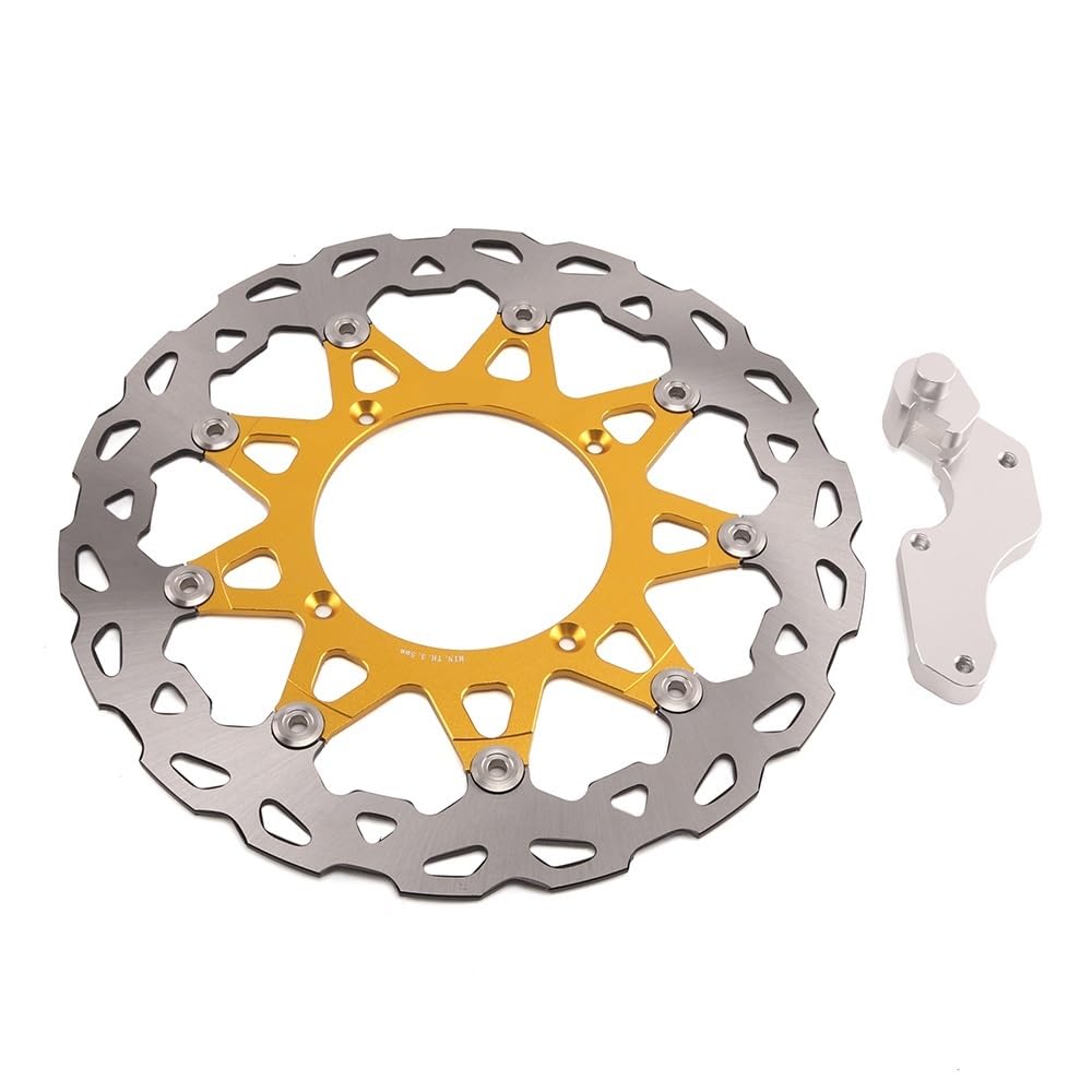 Bremsscheibe Rotor Schwimmende Vordere Bremsscheibe Rotor Halterung Für RMZ250 2007-2015 RMZ450 2005-2015 RMX450 2010-2012 RMZ RMX von YENBGS