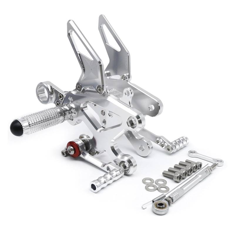 Fußrasten vorne Aluminium Motorrad Fußrastenanlage Fußrasten Fußrasten Fußrasten Hinten Set Pedal FÜR Su&zuki GSX-S1000GT GSX-S 1000GT 1000 GT 2022-2024 von YENBGS