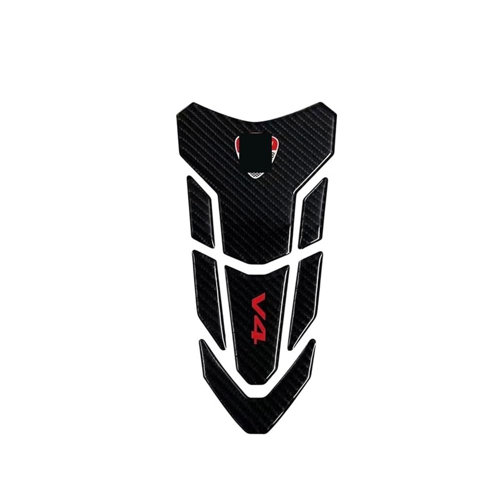 Gasoline Tank Pad Traktion FÜR DU&Cati Multistrada V4 S V4S 2021 2022 Motorrad Nicht-Slip Seite Kraftstoff Tank Pad Aufkleber Gummi Aufkleber von YENBGS