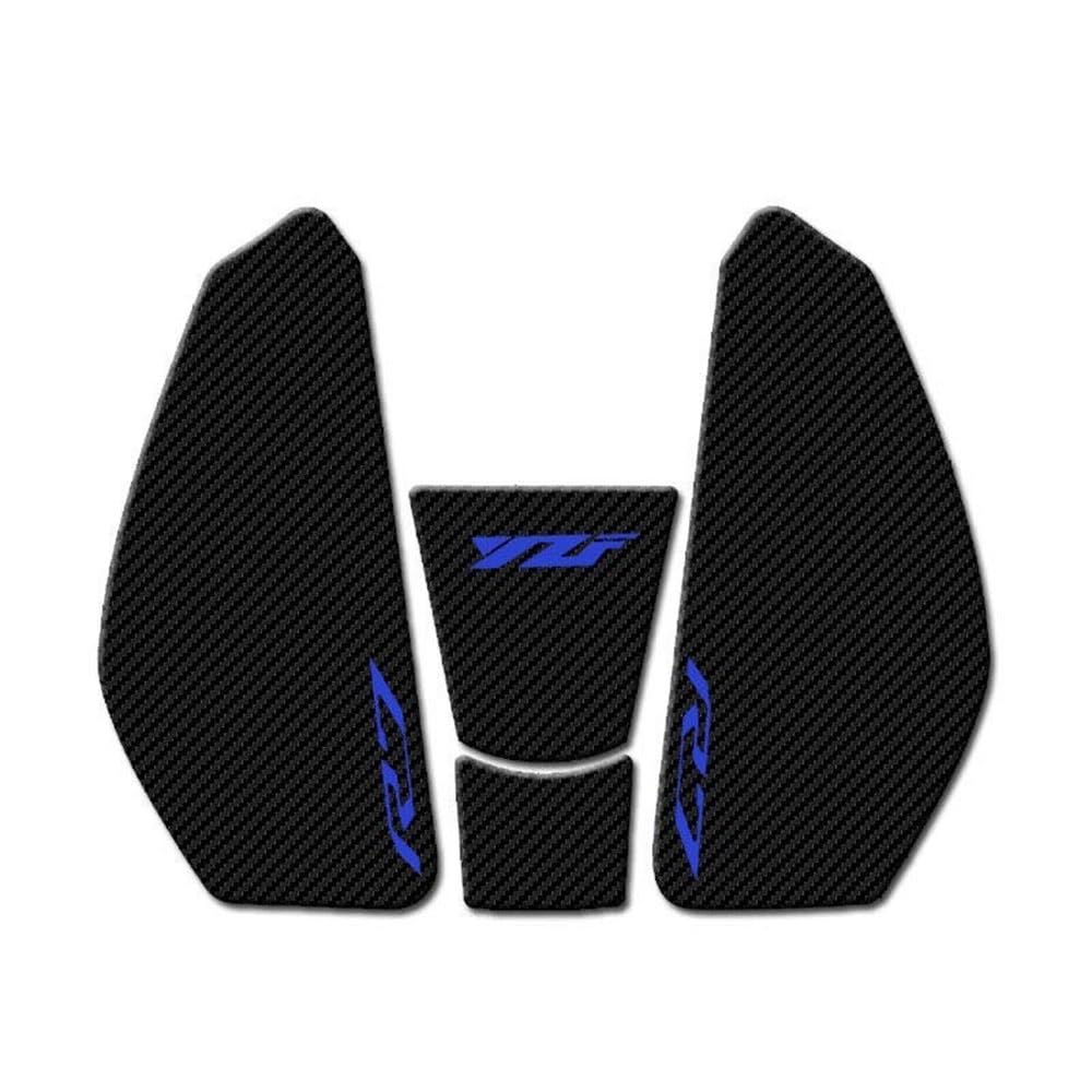 Gasoline Tank Pad Traktion Für Ya&maha YZF-R7 YZFR7 YZF R7 700 2021 2022 2023 Motorrad Anti Slip Kraftstoff Tank Pad Seite Knie Grip Aufkleber Schutz Aufkleber Pad von YENBGS