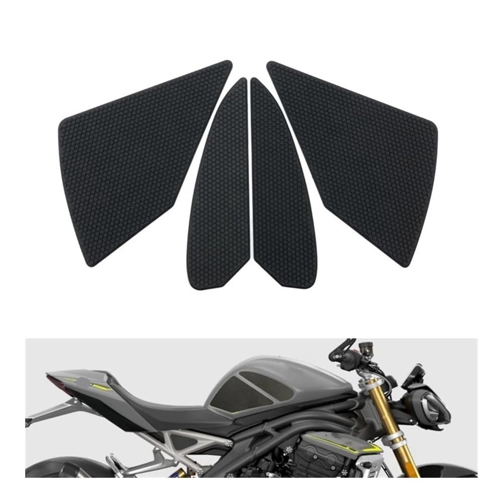 Gasoline Tank Pad Traktion Motorrad Tank Traktion Pad Anti Slip Aufkleber Gas Knie Grip Schutz Für Tr&iumph Speed Triple 1200 RR 2021-2023 von YENBGS