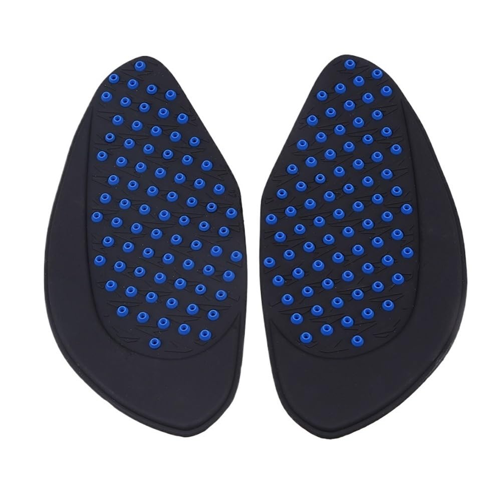 YENBGS Gasoline Tank Pad Traktion Schwarz/Blau/Grün Motorrad Anti-Rutsch-Aufkleber Tank Traction Pad Universal Für Cafe Racer Side Gas Kniegriffschutz von YENBGS