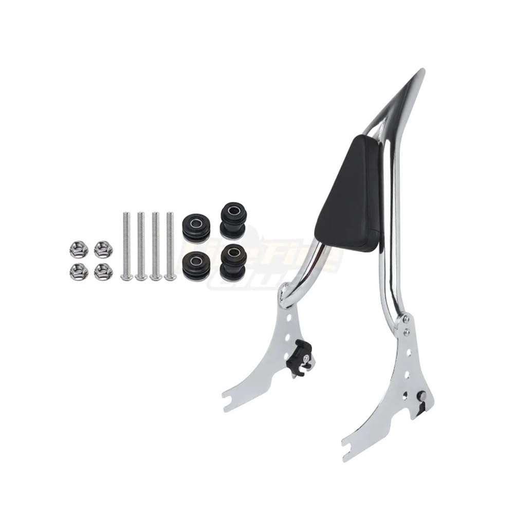 Rückenlehne Chrom Abnehmbare Hinten Sissy Bar Passagier Motorrad Rückenlehne Mit Pad Für Ha&rley Für Sportster XL 1200 883 72 48 Eisen 2004-2022 von YENBGS