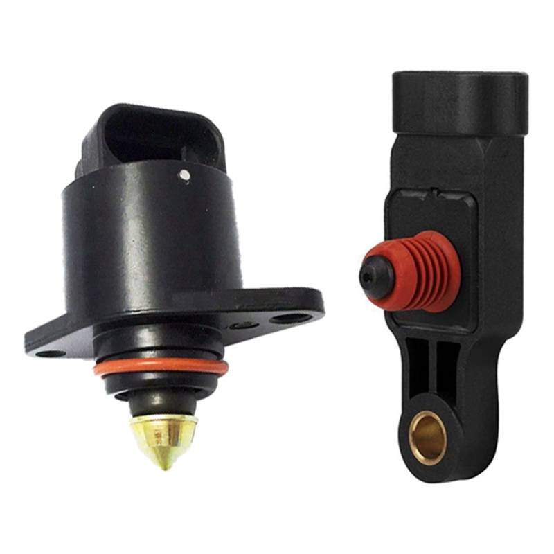 YESEFVXVT Vielfacher absoluter Druck KARTE Sensor Fit for Chevrolet Aveo Kalos Matiz IAC. Leerlaufluftsteuerventil for Daewoo fit for Nubira 2.0L Drucksensor von YESEFVXVT