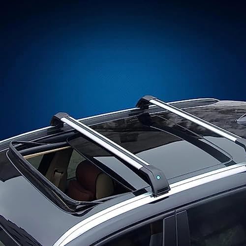 2 Stück Auto Dachträger, für Benz C-Klasse S205 Estate 2015-2024 Auto Dachgepäckträger Querträger Dachreling Schienen Trägerhalter Zubehör,A von YETOX