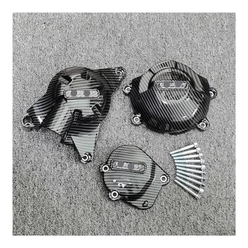 Motorabdeckung Motorrad Motorräder Motor Abdeckung Schutz Fall Für Ya&maha R6 2006-2023 Motor Abdeckungen Protektoren von YFWLNZD