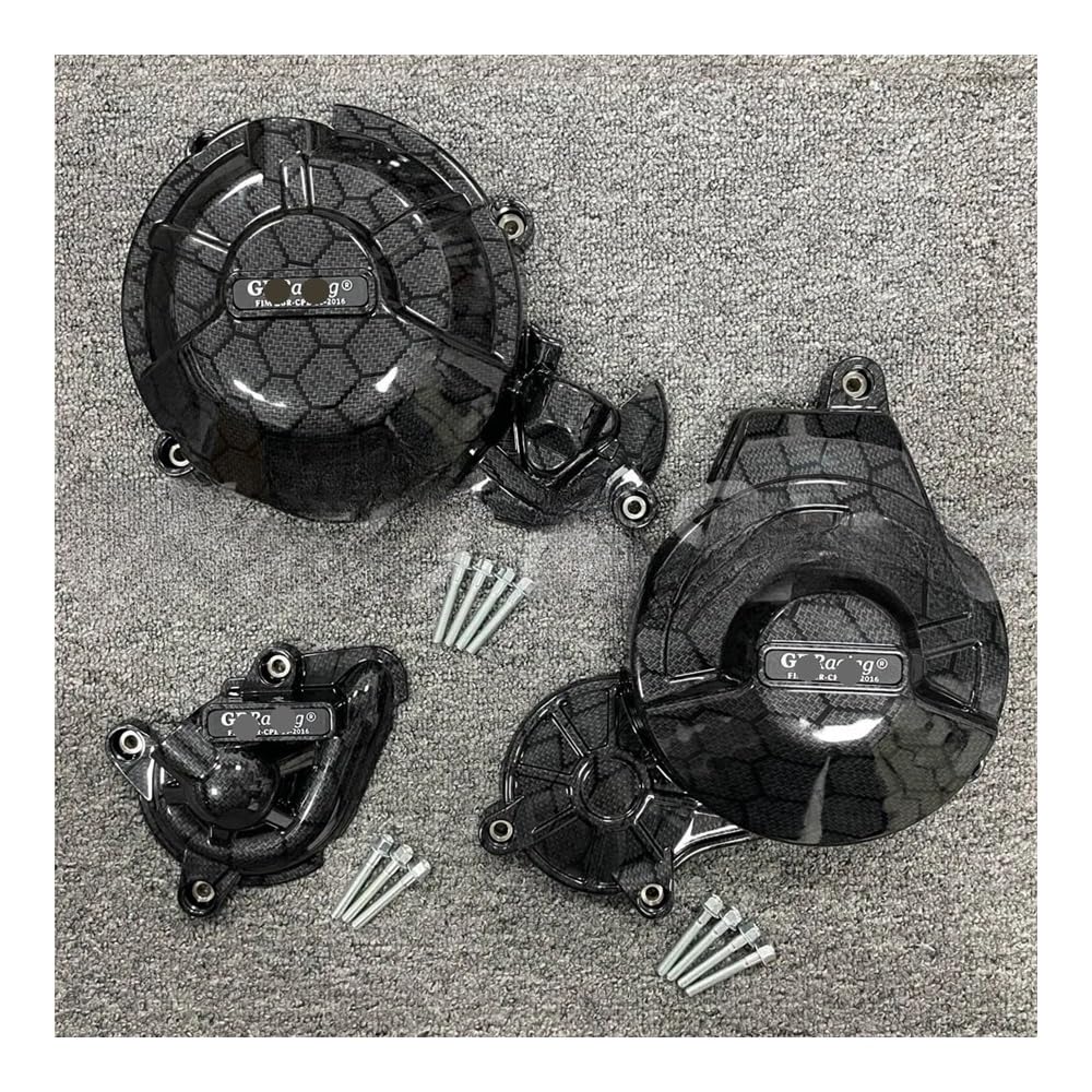 Motorabdeckung Motorrad Motorräder Motor Schutzhülle Für Ap&rilia RS 660 2021-2023 Für Tuono 660 2021-2023 Carbon Faser Druck von YFWLNZD