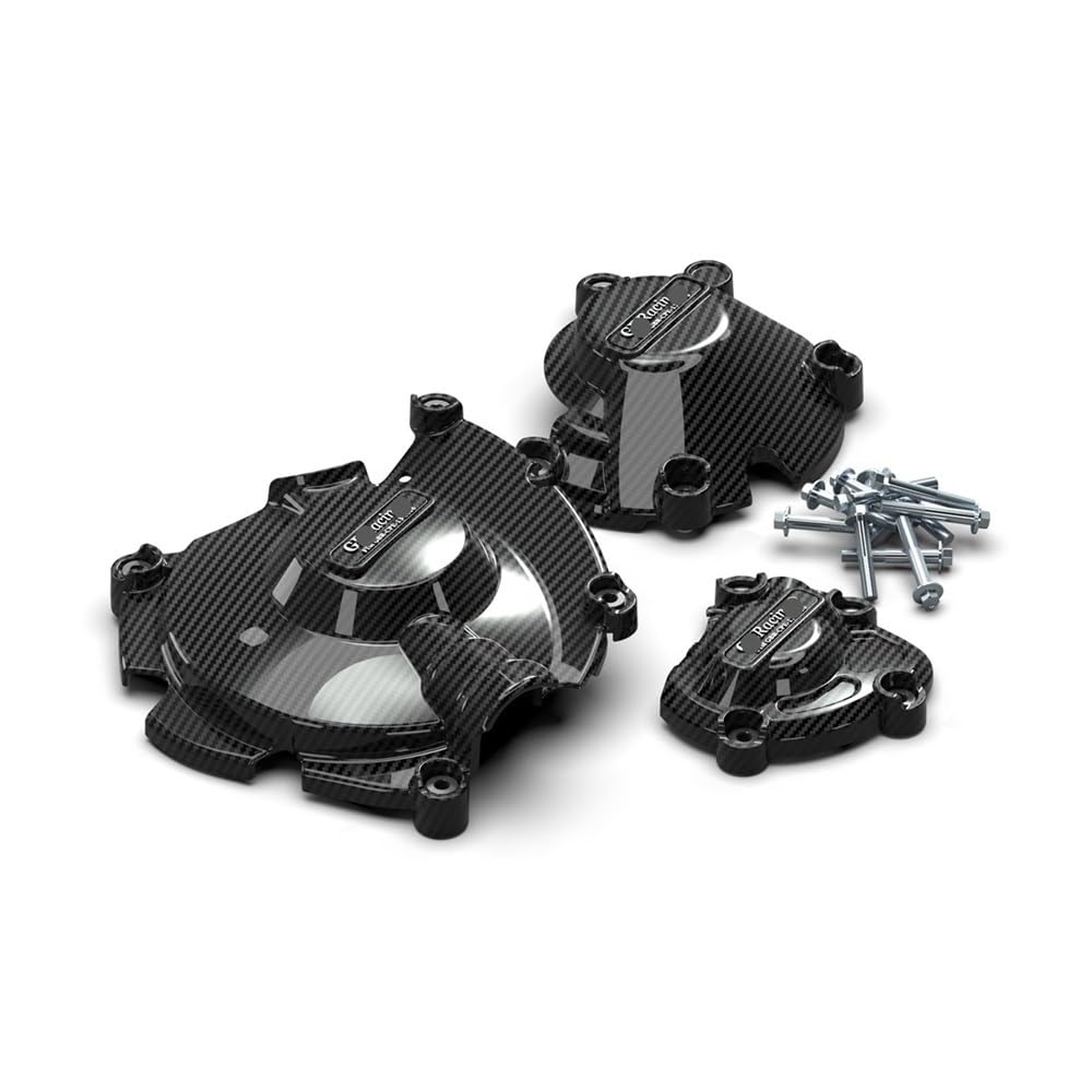 Motorabdeckung Motorrad Motorräder Motor Schutzhülle Für Ya&maha YZF1000 R1 R1M 2015-2023 Carbon Faser Druck von YFWLNZD