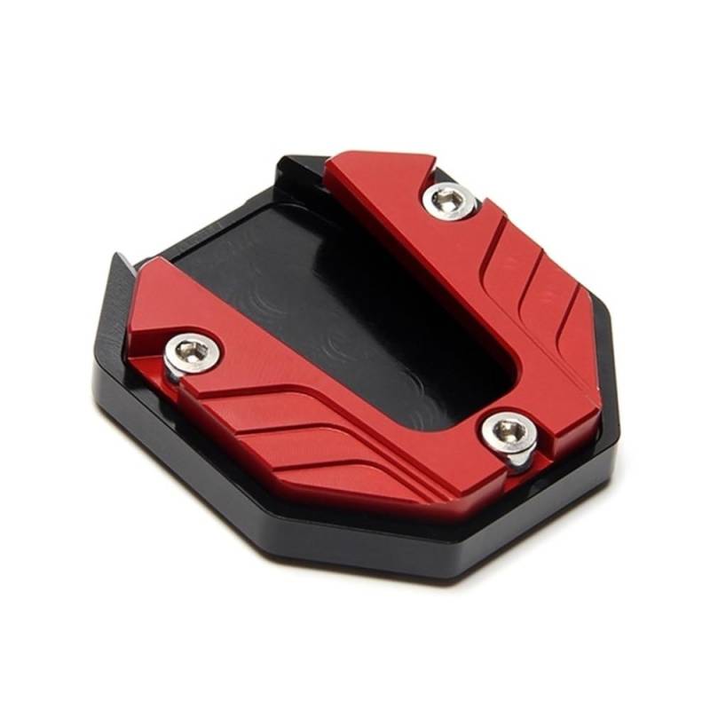 Motorrad Kickstand Pad Aluminiumlegierung Motorrad Kickstand Extender Fuß Seitenständer Verlängerung Fußpolster Stützplatte Zubehör von YFWLNZD