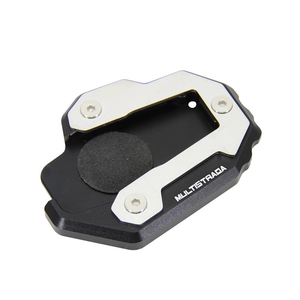 Motorrad Kickstand Pad Für Du&Cati Für Multistrada 1200 Motorrad Zubehör CNC Kickstand Fuß Seite Stehen Verlängerung Pad Unterstützung Platte von YFWLNZD