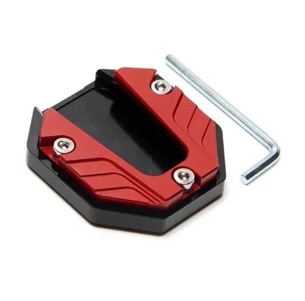 Motorrad Kickstand Pad Motorrad Seite Stativ Sitz Ständer Extender Fuß Seite Ständer Verlängerung Fuß Pad Platte Bike Modifizierte Bein Klammer von YFWLNZD