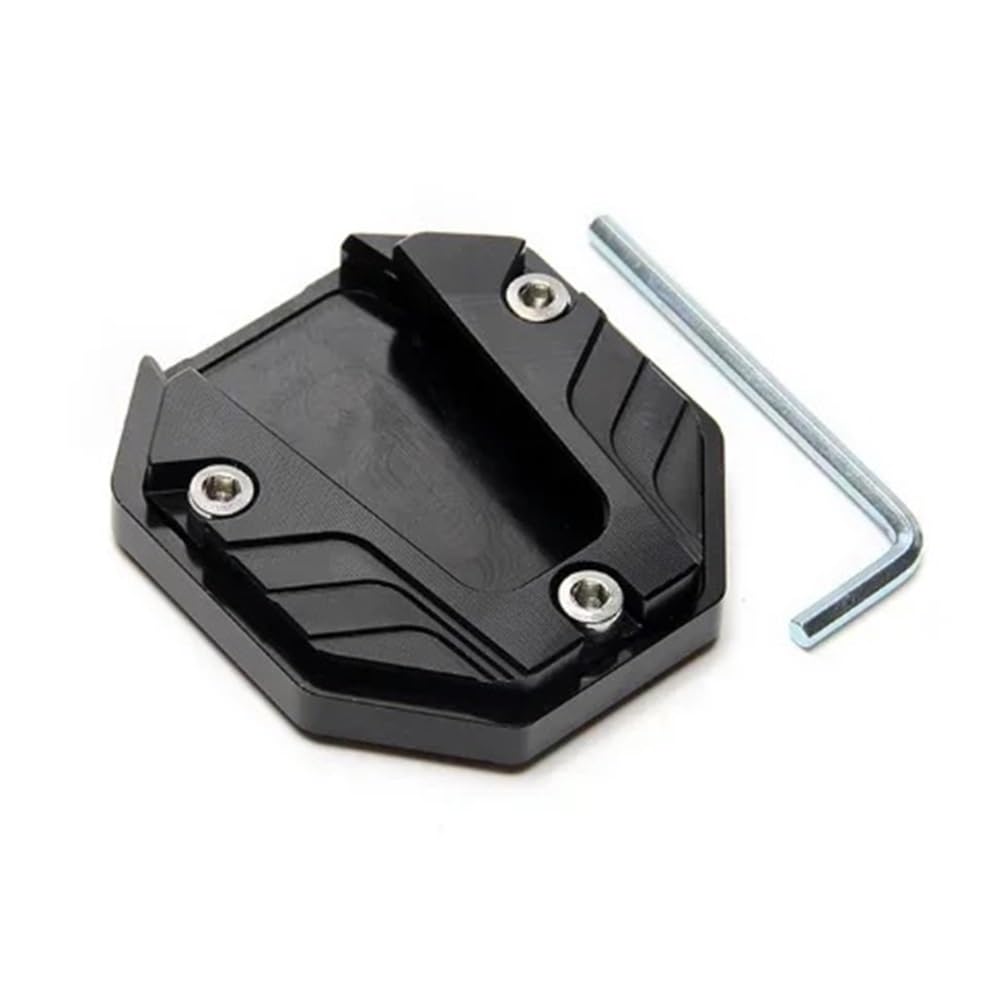 Motorrad Kickstand Pad Motorrad Seite Stativ Sitz Ständer Extender Fuß Seite Ständer Verlängerung Fuß Pad Platte Bike Modifizierte Bein Klammer von YFWLNZD