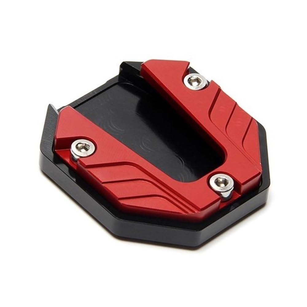 Motorrad Kickstand Pad Motorradzubehör Fußständer Seitenständer-Verlängerungsplatte Vergrößern Kickstand Extension Pad von YFWLNZD