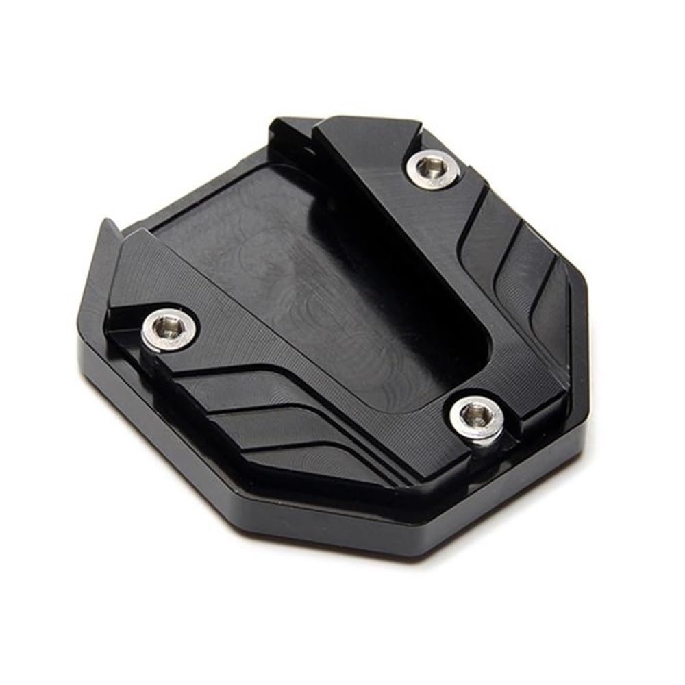 Motorrad Kickstand Pad Motorradzubehör Fußständer Seitenständer-Verlängerungsplatte Vergrößern Kickstand Extension Pad von YFWLNZD