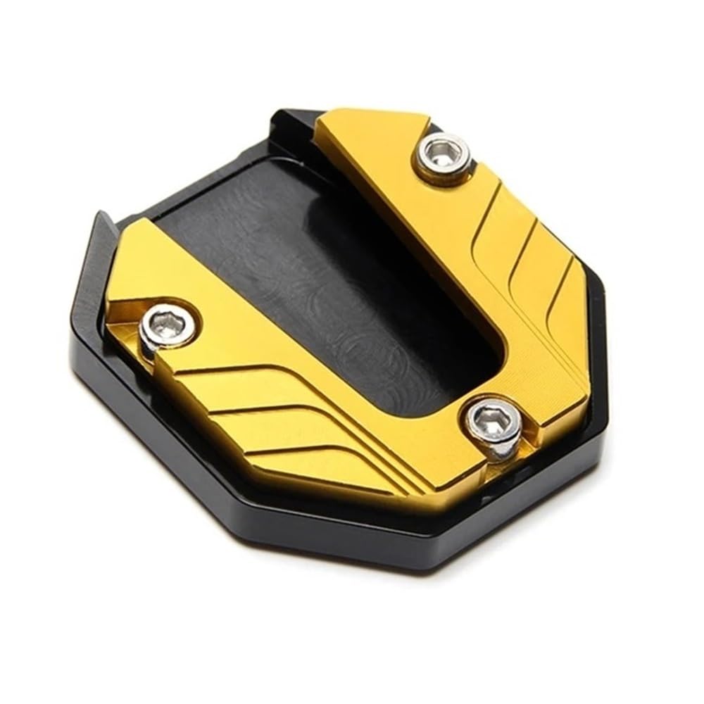 Motorrad Kickstand Pad Universal Aluminiumlegierung Motorrad Kickstand Extender Fuß Seitenständer Verlängerung Fußpolster Stützplatte von YFWLNZD