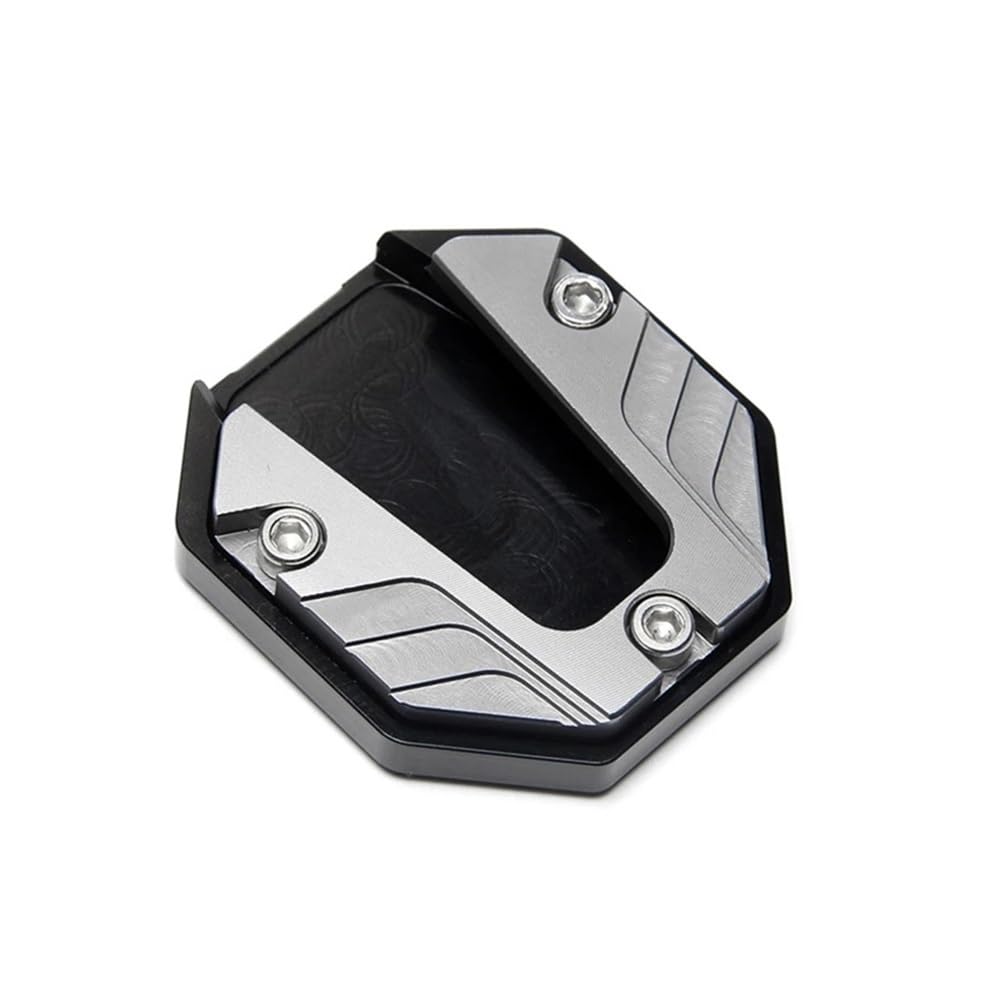 Motorrad Kickstand Pad Universal Motorrad Kickstand Extender Fuß Seite Ständer Verlängerung Pad Unterstützung Platte Anti-Skid Vergrößerte Basis von YFWLNZD