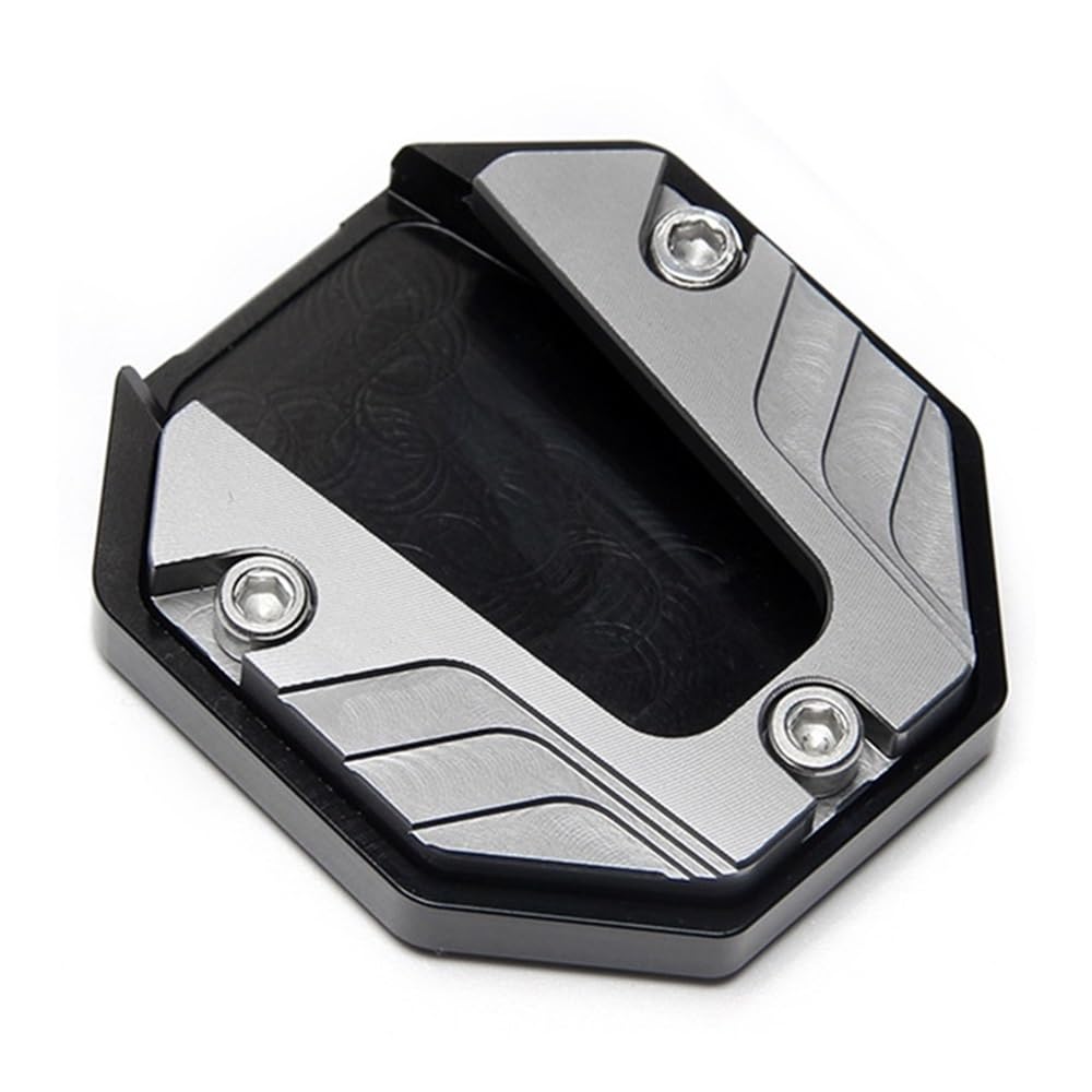 Motorrad Kickstand Pad Universal Motorrad Kickstand Extender Fuß Seite Ständer Verlängerung Pad Unterstützung Platte Anti-Skid Vergrößerte Basis von YFWLNZD