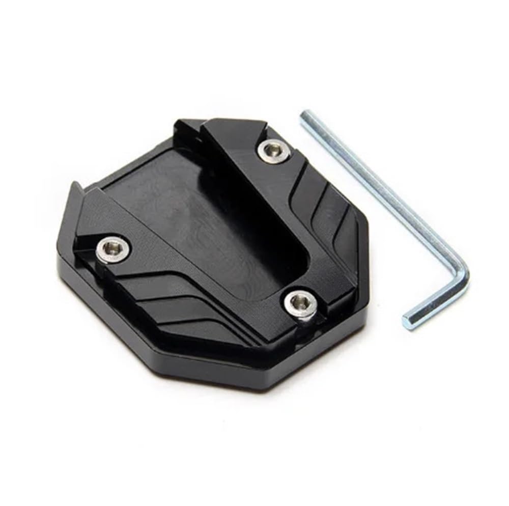 Motorrad Kickstand Pad Universal Motorrad Seite Stativ Sitz Ständer Extender Fuß Seite Ständer Verlängerung Fuß Pad Platte Modifizierte Bein Klammer von YFWLNZD