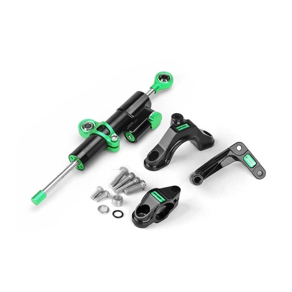 Stabilisator Lenkung Für ZX6R ZX-6r 2024- Motorrad Lenkung Stabilisieren Dämpfer Stoßdämpfer Halterung Montage Kit Zubehör von YFWLNZD