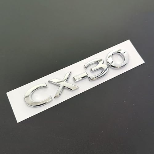 Autoabzeichen, für Mazda CX-30 3D-Metall, Frontgrill-Aufkleber, Karosserie-Emblem, 3D-Buchstaben-Aufkleber, Geschenke,A von YGHJNHB