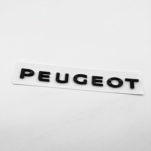 YGHJNHB Autoabzeichen, für Peugeot 3D-Metall, Frontgrill-Aufkleber, Karosserie-Emblem, 3D-Buchstaben-Aufkleber, Geschenke,B von YGHJNHB