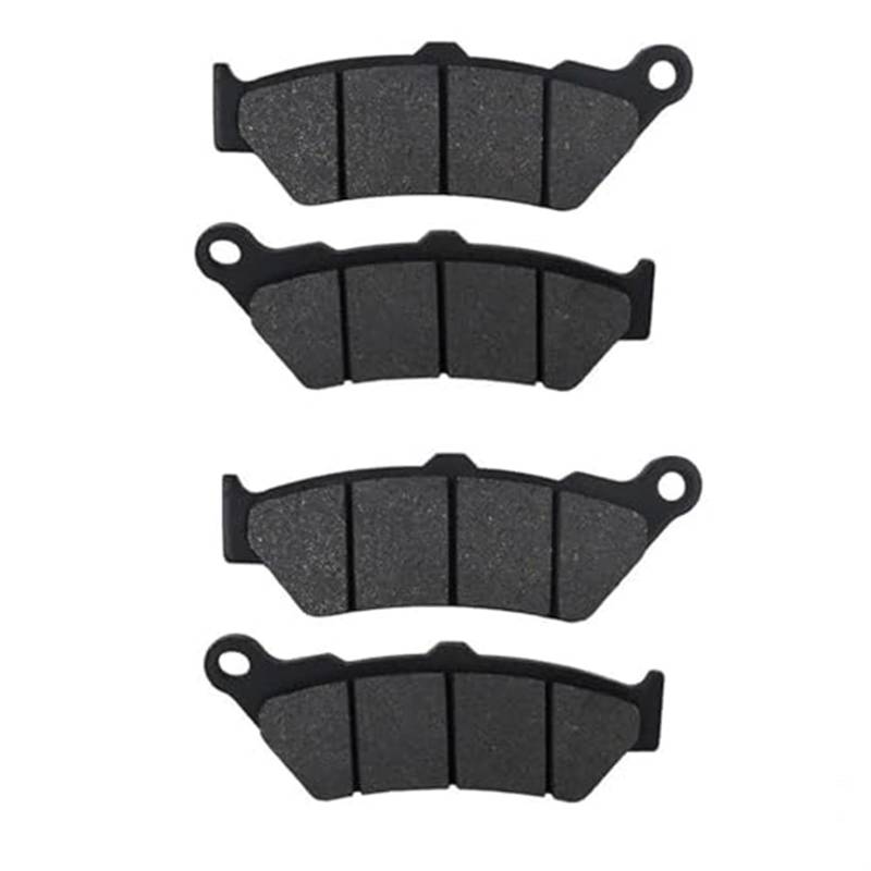 Für F700GS F800GS Für Abenteuer 12-17 Bremsbeläge Kits Motorrad Vorne Hinten Bremsbeläge Kit Motorrad Bremsbeläge(2 Pairs Front Pads) von YGRSQVVO