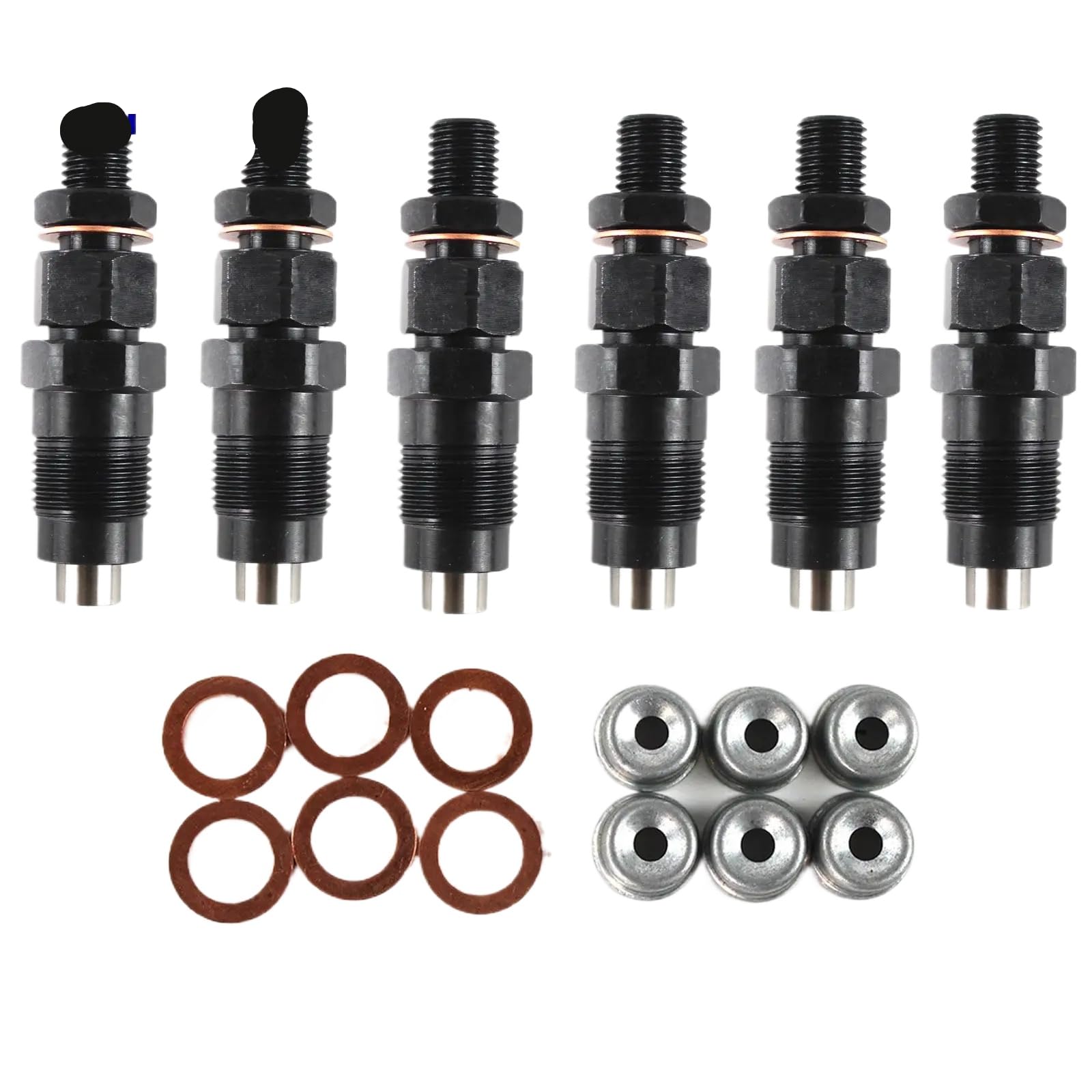 6PCS Diesel-Einspritzdüsen kompatibel mit GU Y61 TD42 TD42T Motorkomponenten von YGUWZ