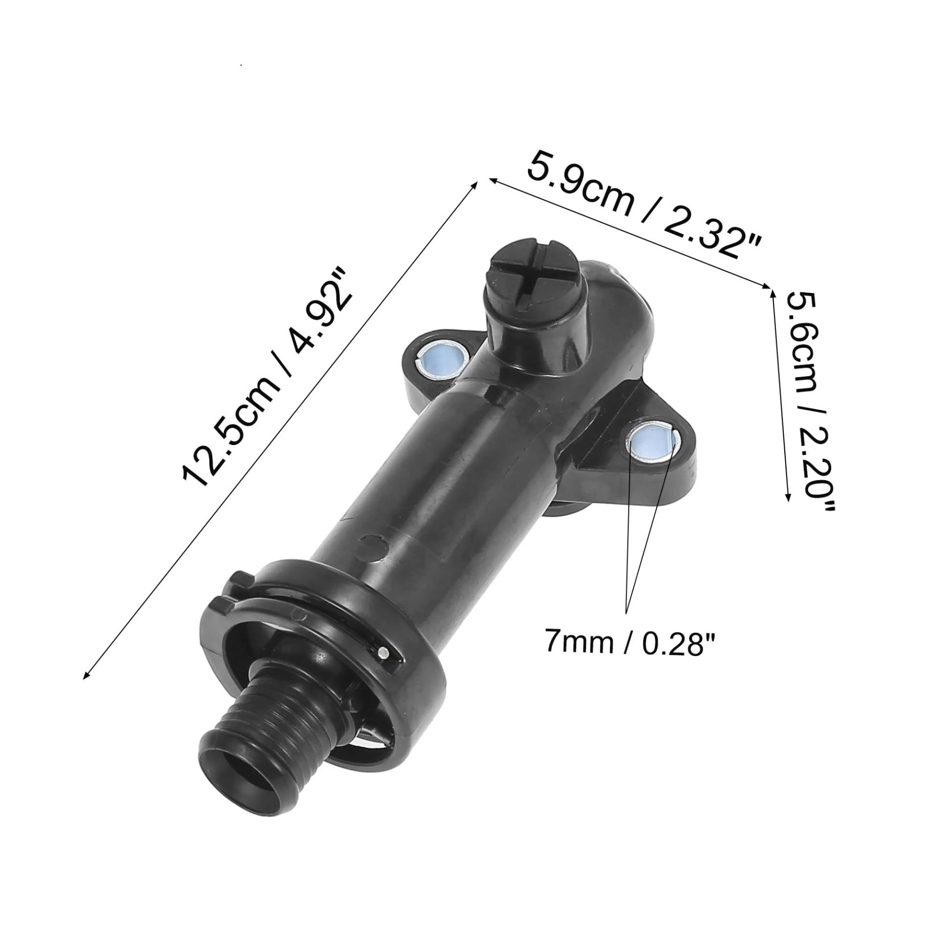 Autohaux Auto-Motor-Thermostatgehäuse-Baugruppe 11717787870, kompatibel mit X3, X5, X6, 1er-Serie, 3er-Serie, 5er-Serie, 6er-Serie, 7er-Serie, Autozubehör von YGUWZ