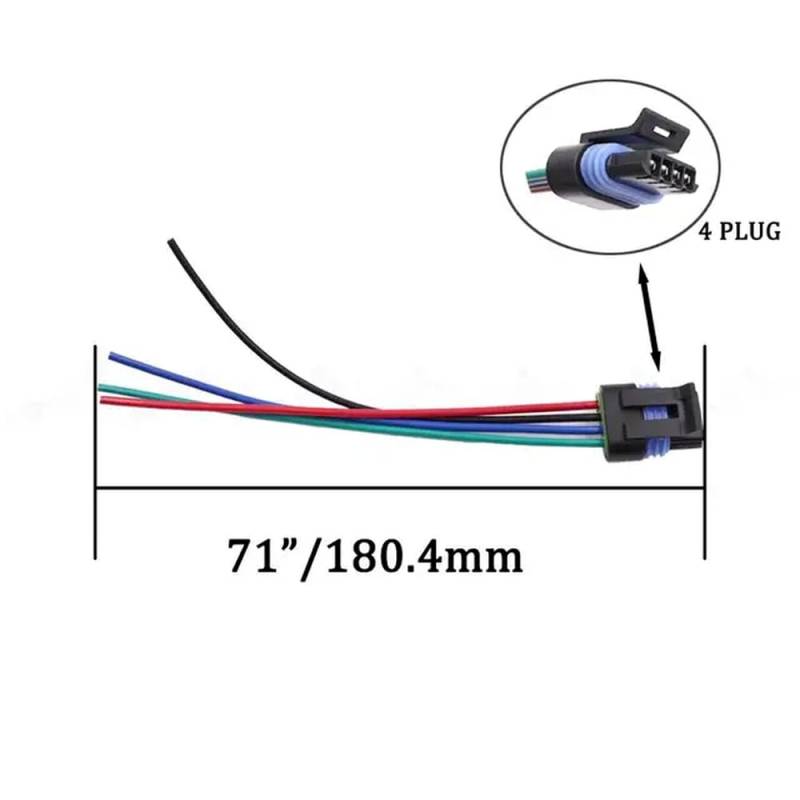 Leerlaufregelventil kompatibel mit 17111826 17112031 17111827(1 Wire) von YGUWZ