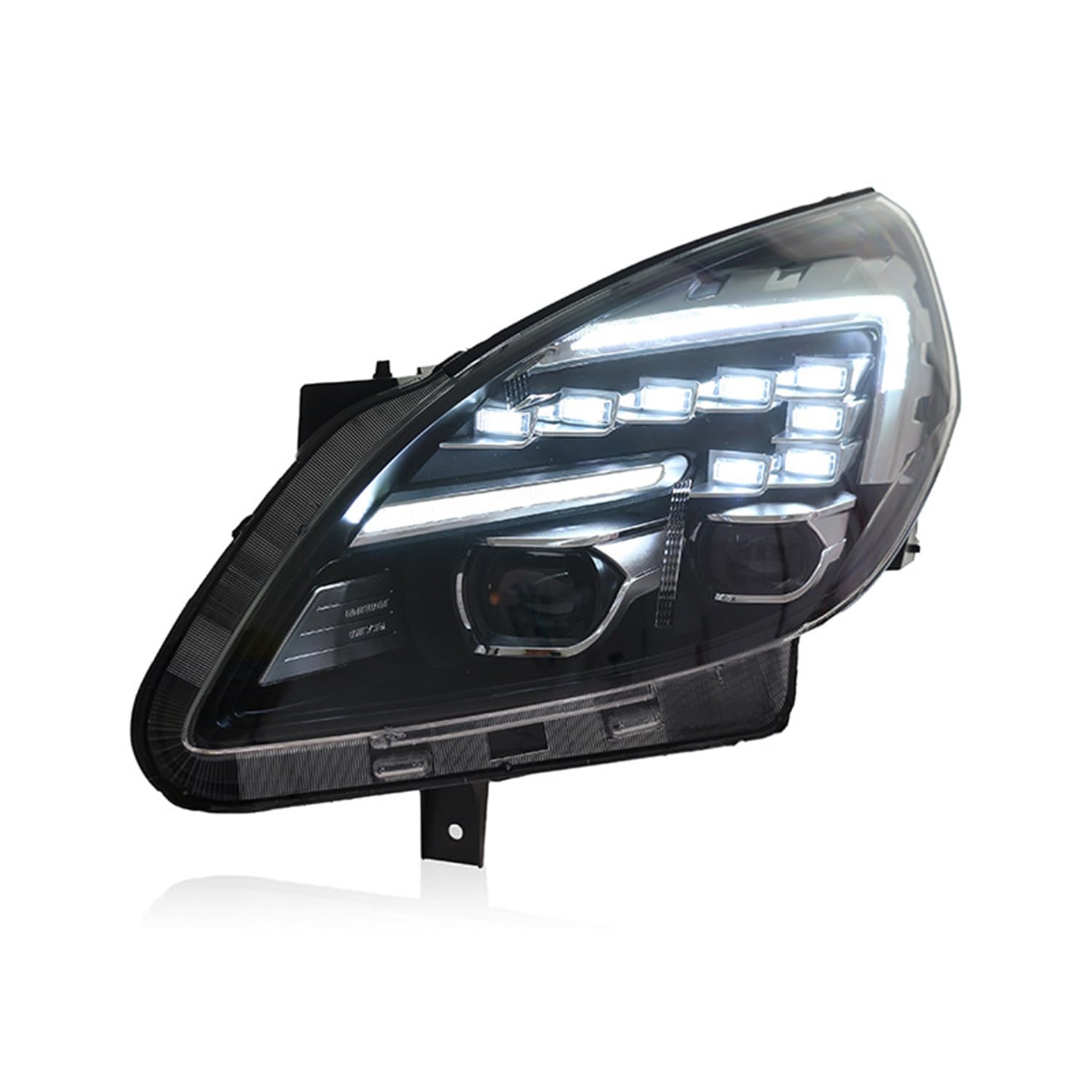 YGYGNZBV Scheinwerfer Montage Tanne für Buick GL8 25S 2011-2019(for Original car halogen lamp), LED Frontscheinwerfer mit DRL Sequentielle Blinker Autozubehör von YGYGNZBV