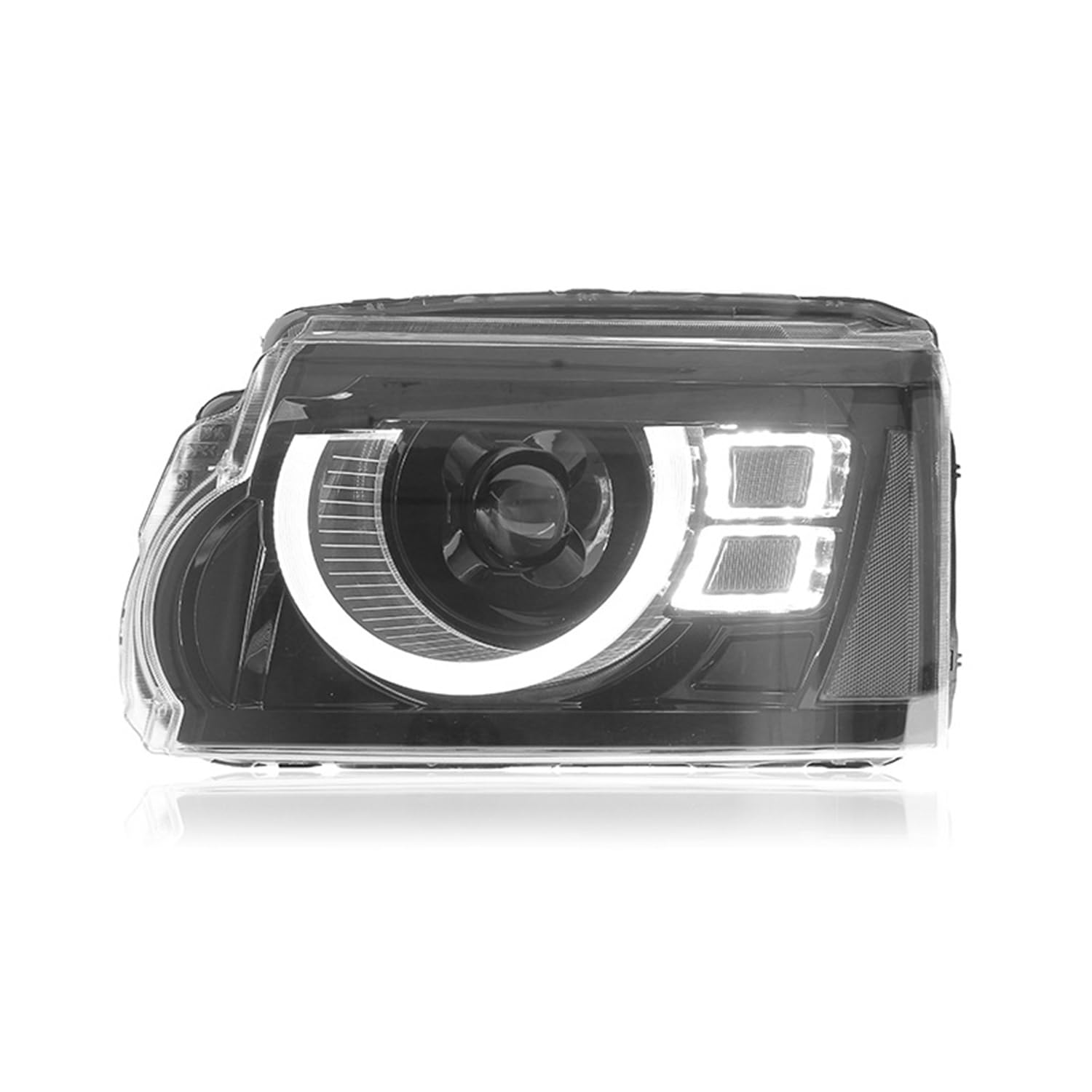 YGYGNZBV Scheinwerfer Montage Tanne für Land Rover Discovery4 2010-2016, LED Frontscheinwerfer mit DRL Sequentielle Blinker Autozubehör von YGYGNZBV