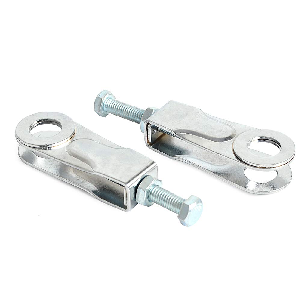 2PCS Verbindungslänge Modifizierte Kettenspanner Einsteller Ersatz Für YBR125ED YBR125 2008-201 von YHAILI