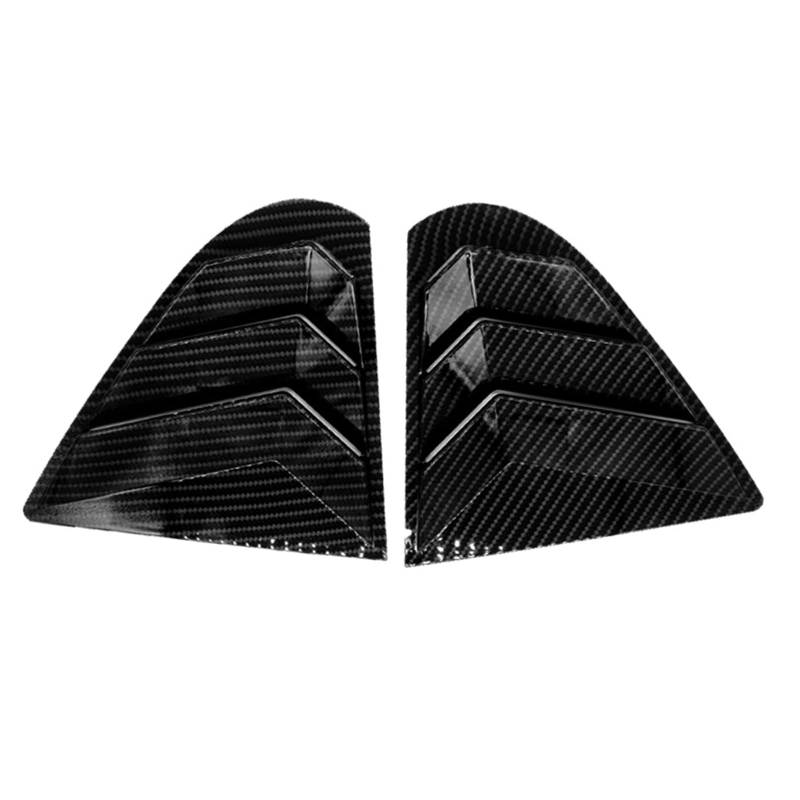 2pcs Carbonfaser Hinter Viertel Fensterläden Für Seitenlüftungsverkleidung Sunshade Spoiler Panel Aufkleber Für Lancer Geeignet von YHAILI