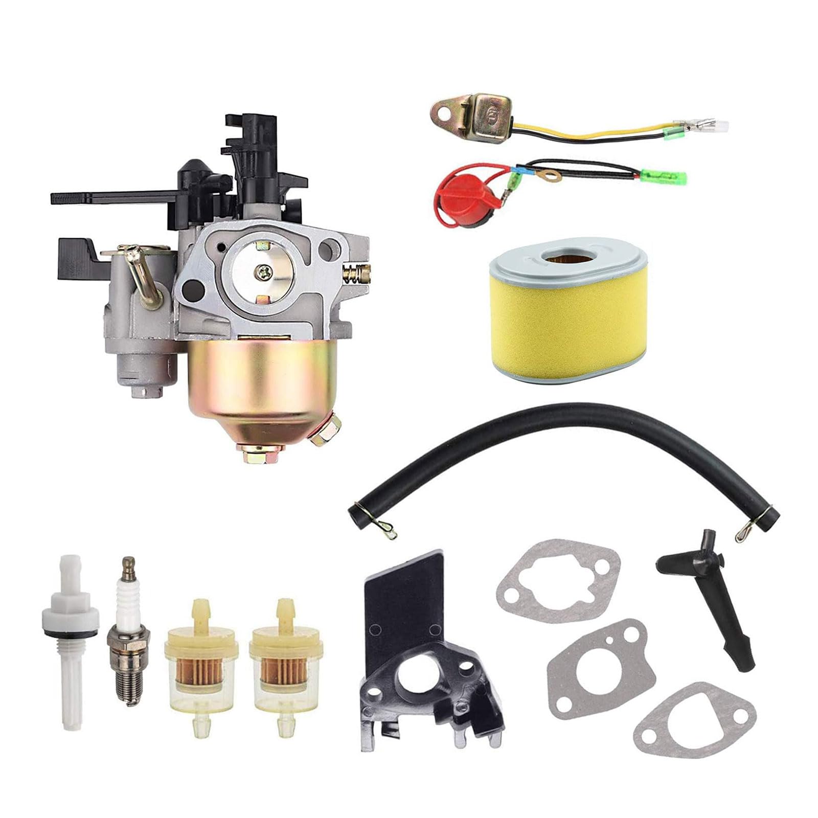 Vergaser für GX160 GX200 GX120 Motor mit Spule Air Tune Up Wasserdruckreiniger von YHAILI