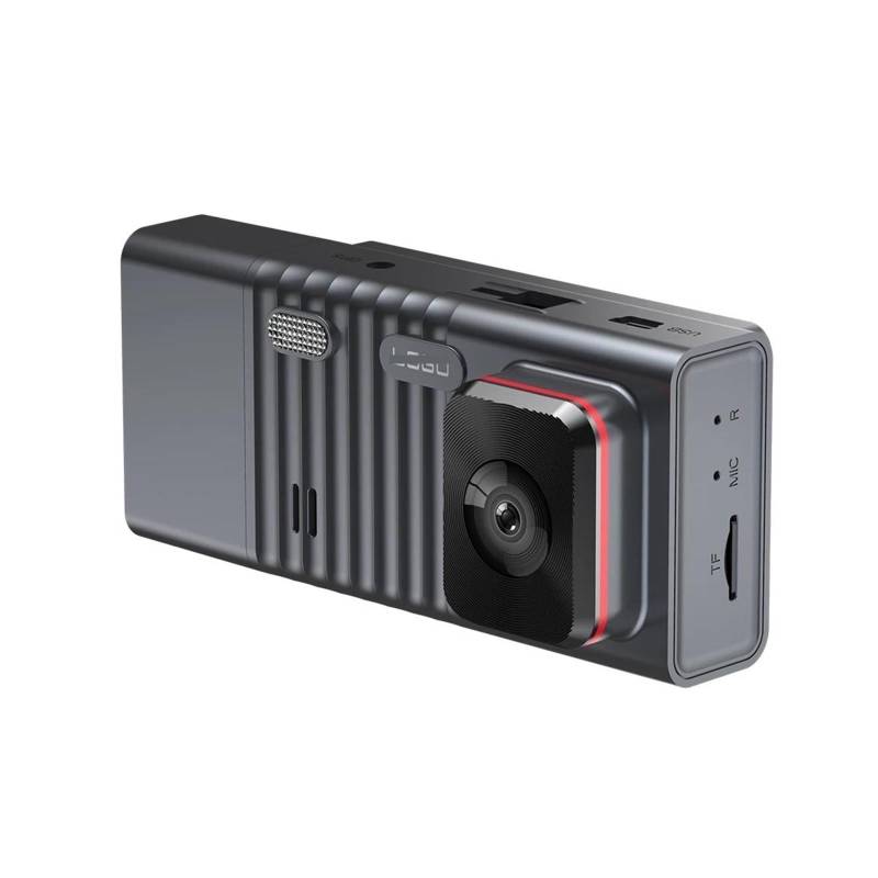 YHAINI Auto-Rückfahrkamera 3 Objektive für Dash Cam Motion Auto DVR Rückfahrkamera Fahrrekorder Parkmonitor G-Sensor 3,0 Zoll IPS Bildschirm von YHAINI