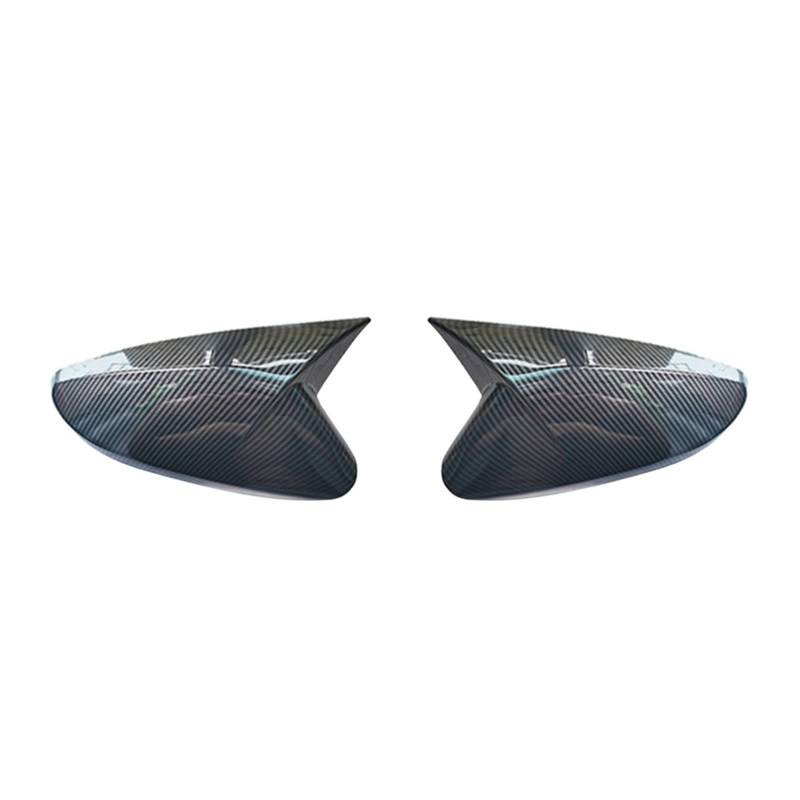 YHAINI Auto-Rückspiegelgehäuse Für Hyundai Für Elantra 2012-2018 Carbon Fiber Rückspiegel Fall Abdeckung Seite Flügel Spiegel Shell(Carbon Fiber Pattern) von YHAINI