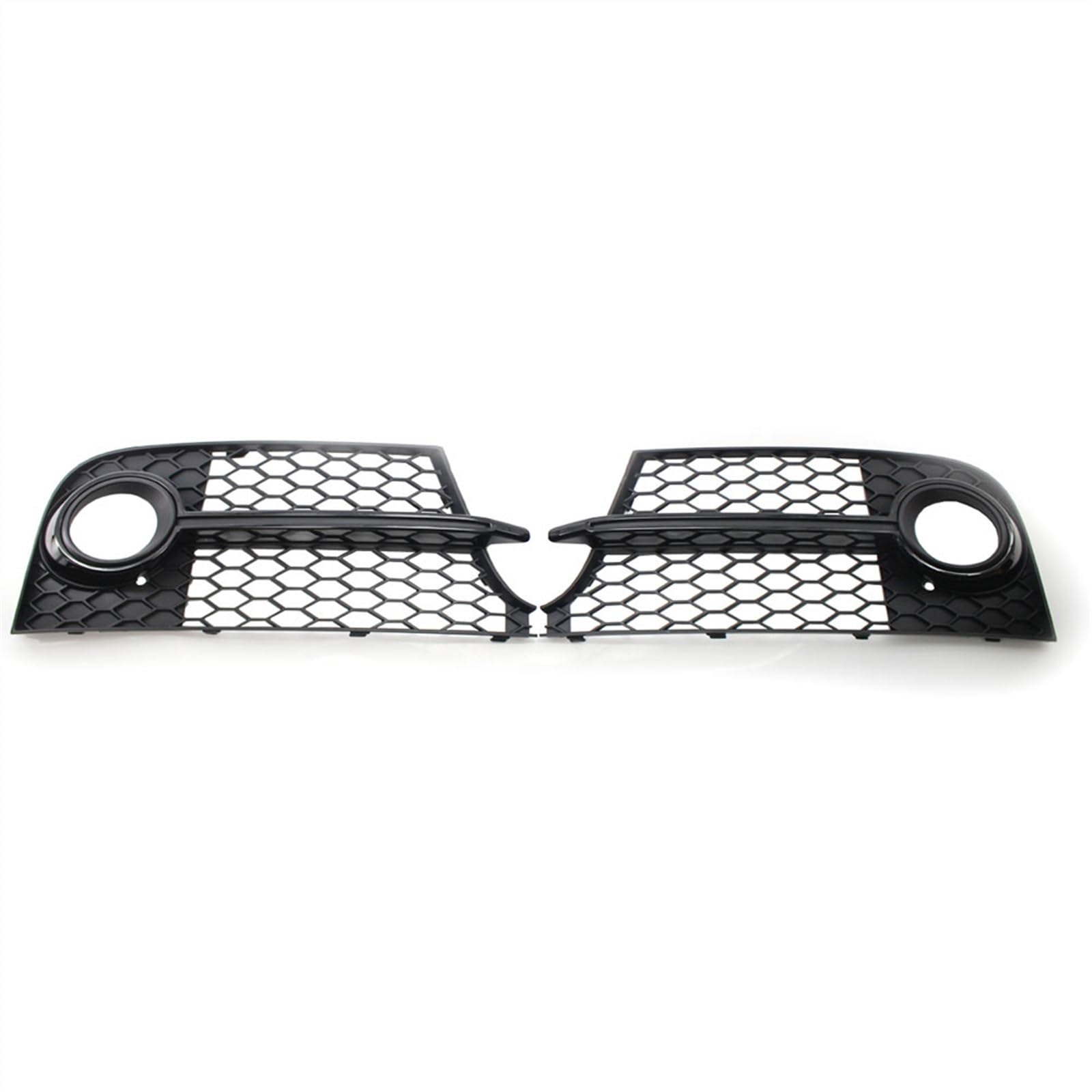 YHAINI Nebelscheinwerfer Gitterabdeckungen H1ycomb Auto-Nebelscheinwerfer-Grill-Abdeckung 8J0807681KT94 8J0807682KT94 TT MK2 SLine TTS 2011–2014(Bright Black) von YHAINI