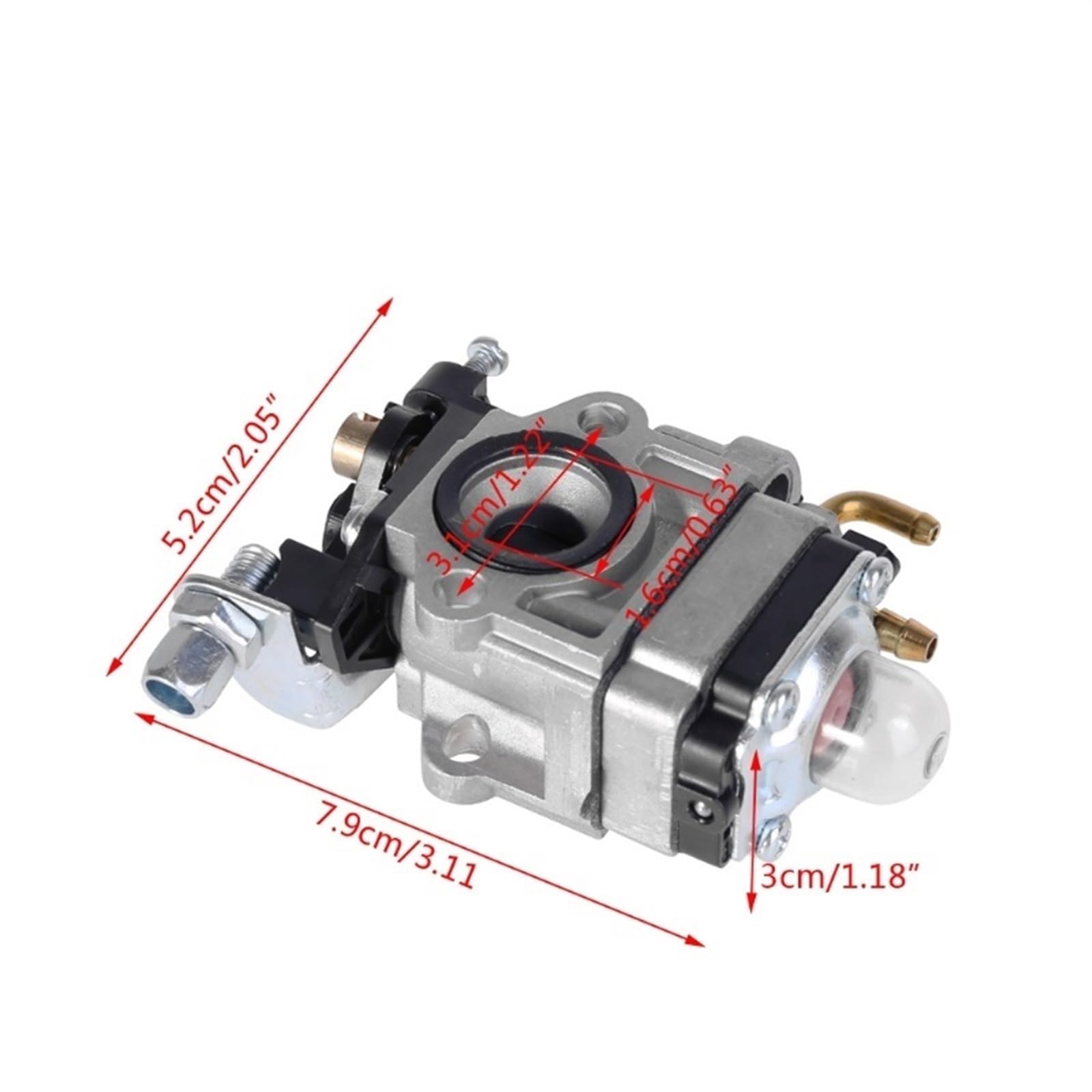 YHAINI Vergaser Für Echo SRM 260S 261S 261SB PPT PAS 260 261 BC4401DW Vergaser 10mm Carb W/Dichtung von YHAINI