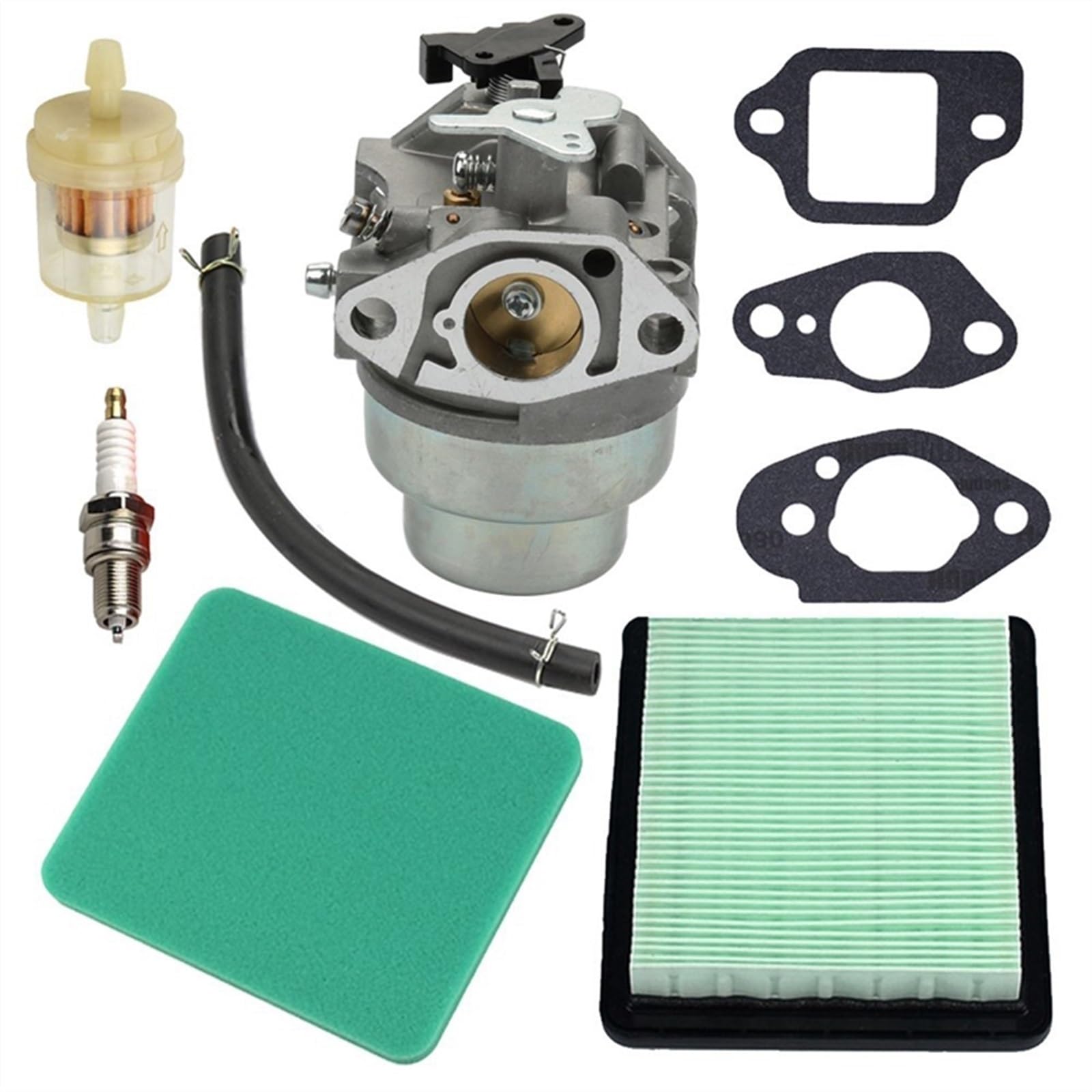 YHAINI Vergaser GCV160 Vergaser Tune Up Kit Luftfilter GCV160A GCV160LA GCV160LE für Motor HRB216 HRR216 HRS216 HRT216 HRZ216 von YHAINI