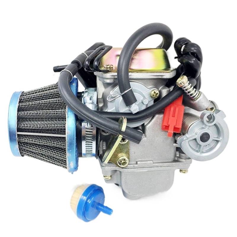 YHAINI Vergaser Mopeds Vergaser für mit Filter Carb Gy6 150cc 4-Takt für Scooter Go-Kart GY6 QMJ/QMI157 für Motorteile von YHAINI