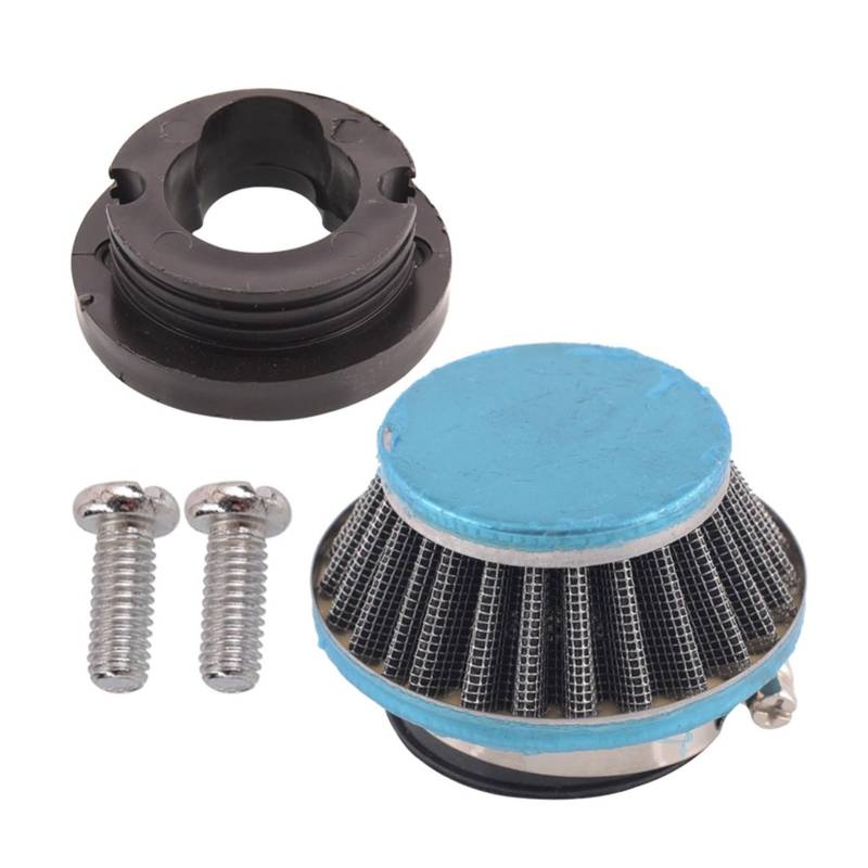 YHAINI Vergaser Vergaser Kit 38mm 13mm Luftfilter 58mm 47cc 49cc 50cc 2 Takt Pocket Bike ATV Motorrad Teil(Air Filter Set) von YHAINI