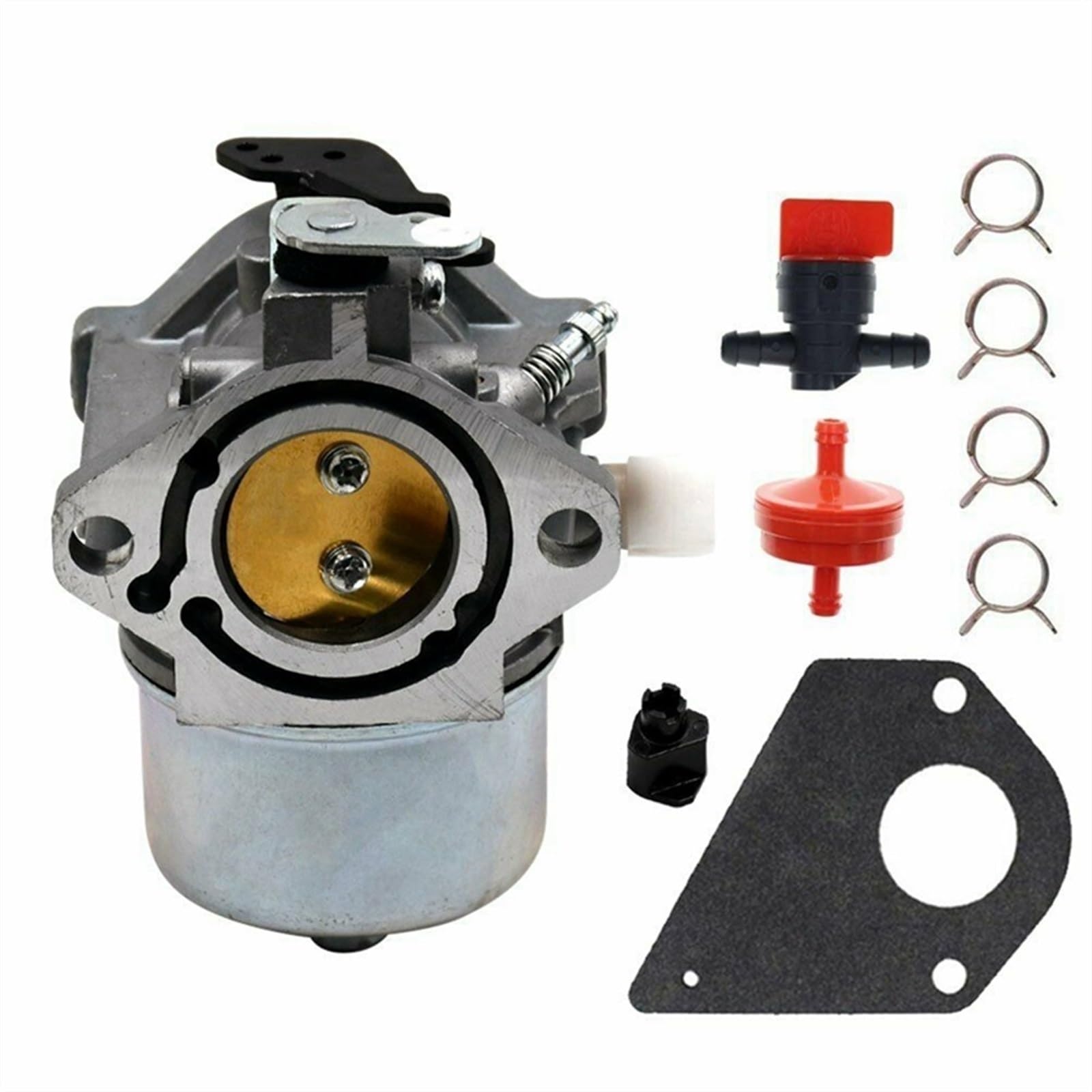 YHAINI Vergaser Vergaser-Set für Briggs für Stratton 699831 6949 41 499158 Rasentraktor Mäher Vergaser Trimmer von YHAINI