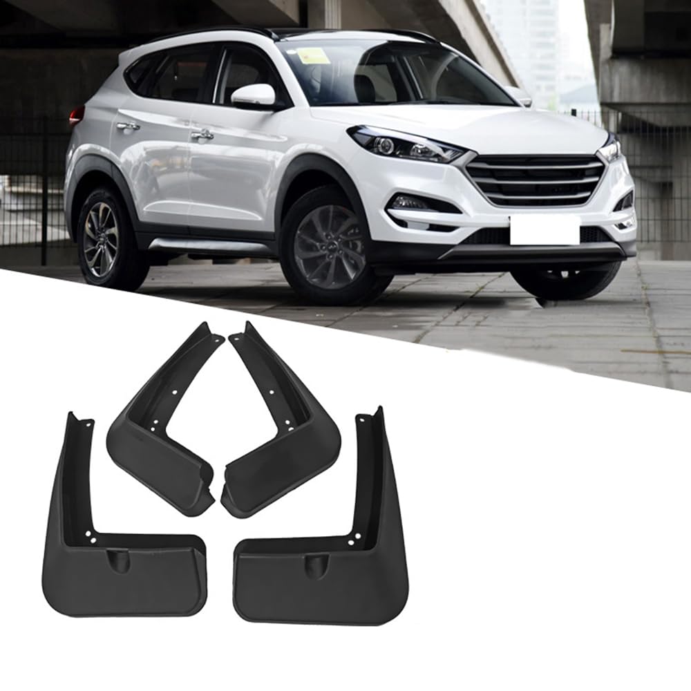 YHANNI 4 Stück Auto Schmutzfänger für Hyundai Tucson 2015-2020 Kratzfest Kotflügel Schutz Vorne Hinterreifen Spritzschutz Bausatz Außen Zubehör von YHANNI