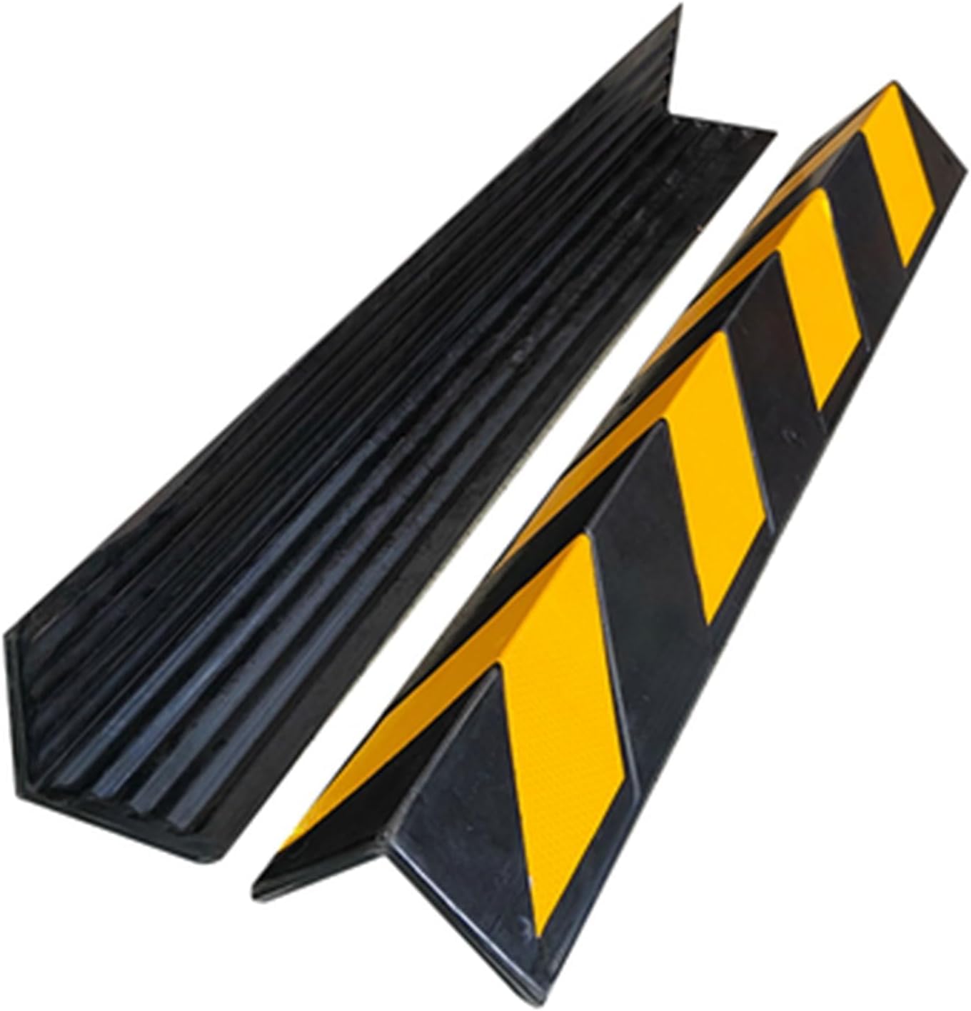 Reflektierende Garagensäule, Garagen Wandschutz, L-förmiger Eckschutz mit reflektierendem gelben Streifen, Schutz for die Wand im Erdgeschoss der Garage(10pcs-100cm) von YHDMBBSHNB