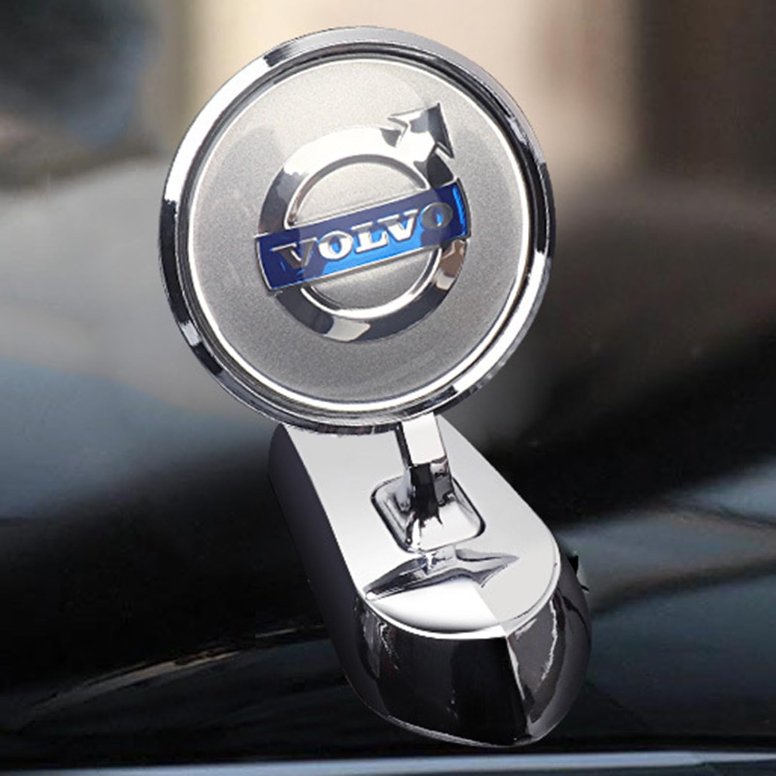 Auto Emblem für Volvo XC Classic, 3D Logo Auto Abzeichen, Auto Metallabzeichen, Auto Frontabdeckung Chrom Kühlerfigur,A von YHIKAHT