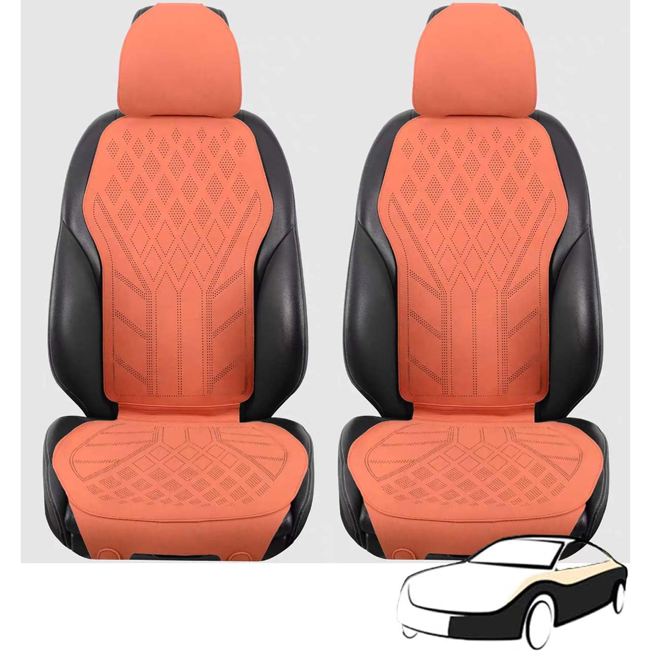 YHNQFB Autositzbezüge für Tesla Model S 2015-2023, Bequem Wasserdicht rutschfest Sitzschoner, Leicht zu Reinigen, Schön, Atmungsaktiver Innenraum Zubehör, Sitzbezug,D-2Seats von YHNQFB