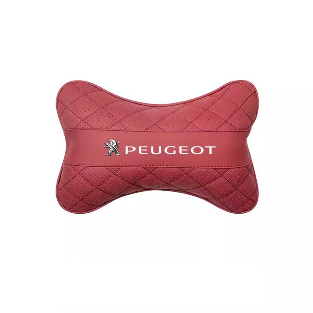 YHSLPL 2 Stück Auto Nackenkissen für Peugeot 206 207 308 408 508 RCZ 208 3008 2008 4008, Memory Foam Auto Sitz Kopfstütze mit Verstellbarem Gurt, Auto Nackenkissen von YHSLPL