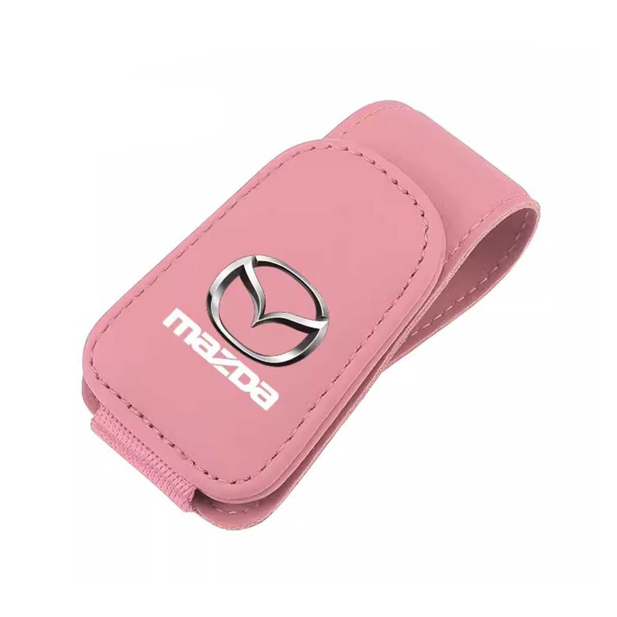 YHSLPL Brillenhalter für Auto für Mazda 6 Ruiyi CX-4 Artz Onxela CX-5, Auto Visier Sonnenbrillen Halterung Magnetische Sonnenbrillenhalter Ticket Clip von YHSLPL