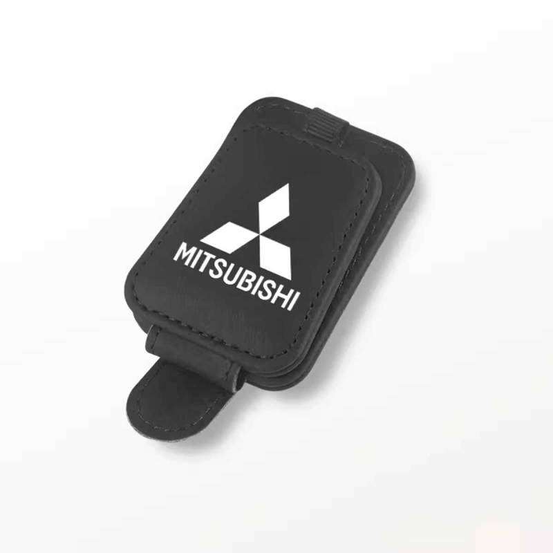 YHSLPL Brillenhalter für Auto für Mitsubishi Pajero/Outlander ASX Jinxuan Grandi, Auto Visier Sonnenbrillen Halterung Magnetische Sonnenbrillenhalter Ticket Clip von YHSLPL